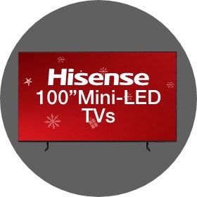 Hisense 100 Inch Mini-LED TVs